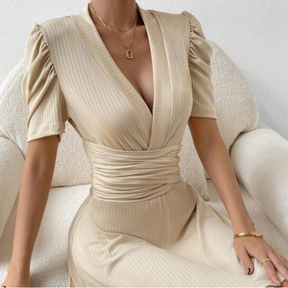 Tan dress
